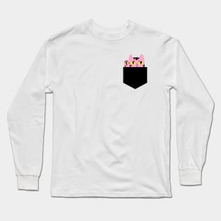 Alien Pocket Cat Long Sleeve T-Shirt